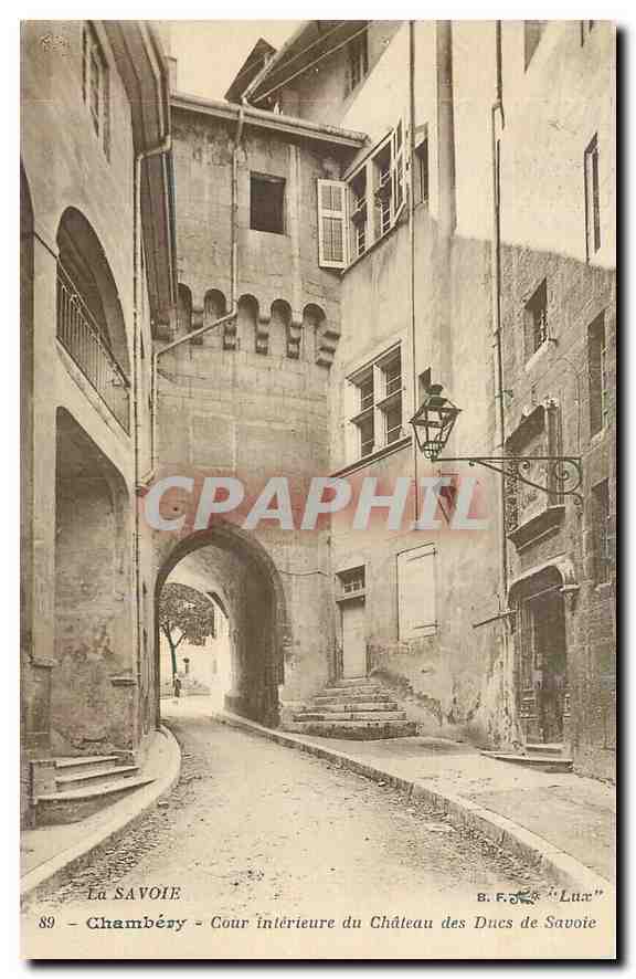 CPA Chambery Cour Interieure du Chateau des Ducs de Savoie 
