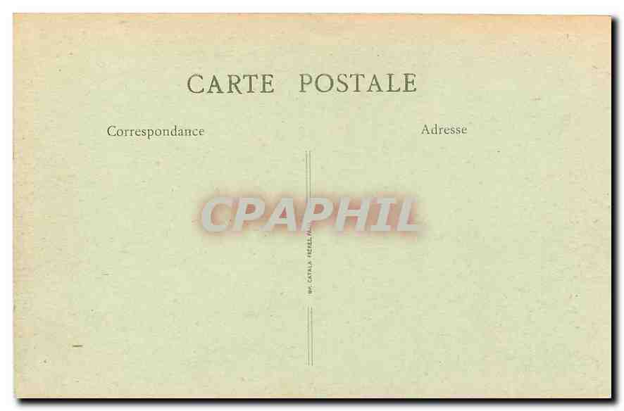 CPA Aix les Bains Vue generale et le Mont du Chat  — Rückseite