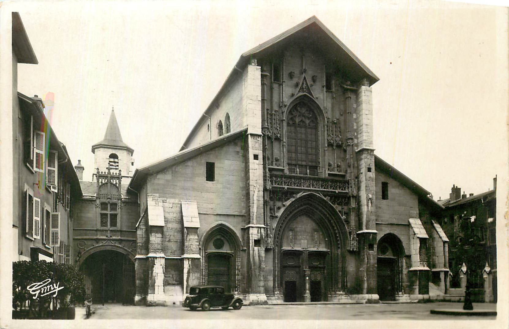 CPA La Savoie Pittoresque Chambery La Cathedrale 