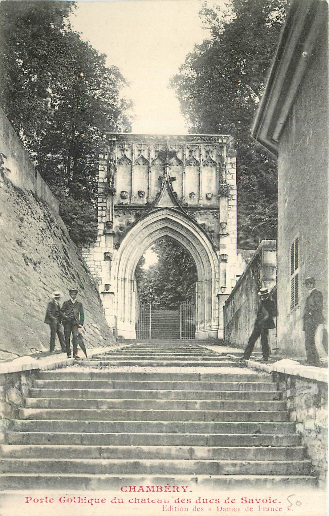CPA Chambery Porte Gothique du Chateau des ducs de Savoie 