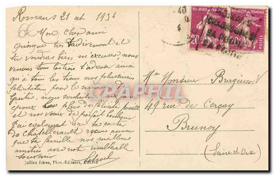 Bains du Fayet — Saint-Gervais (Haute-Savoie) — J.J. 9755 — Reverso