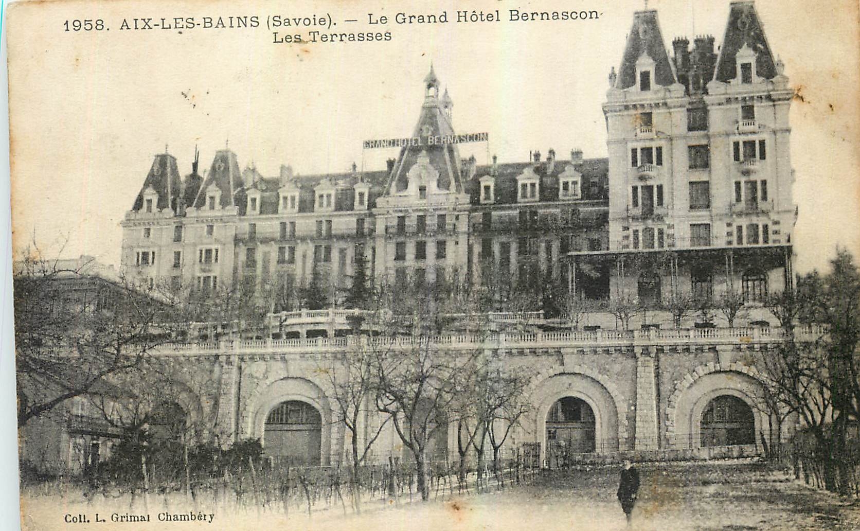 CPA Aix les Bains Savoie Le Grand Hotek Bernascon Les Terrasses 