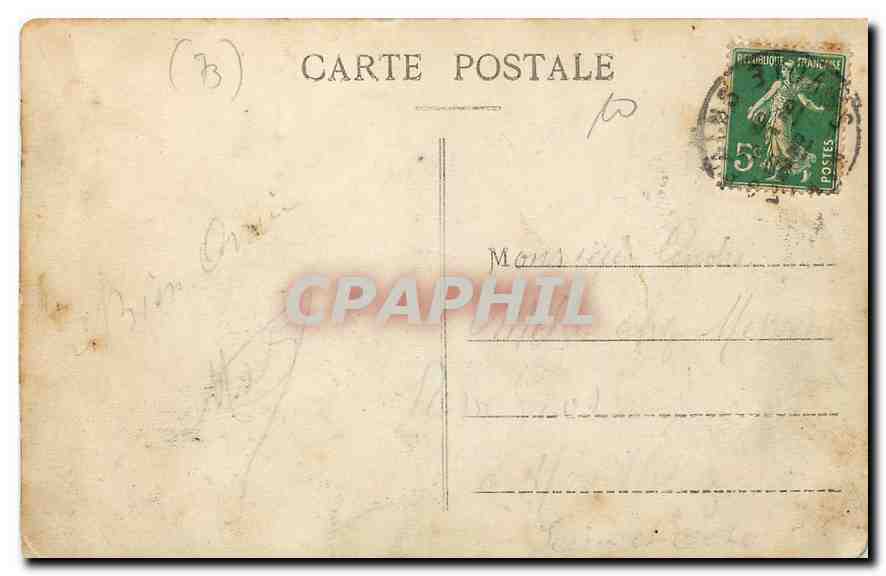 CPA Aix les Bains Savoie Le Grand Hotek Bernascon Les Terrasses  — Rückseite