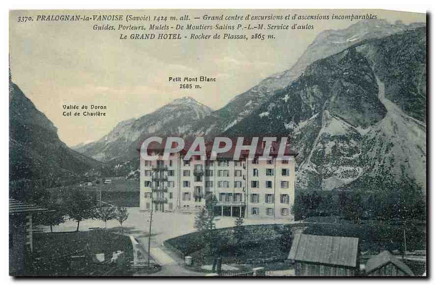 CPA Pralognan la Vanoise Savoie Grand centre d'excursion et d'ascensions incomparables Guides 