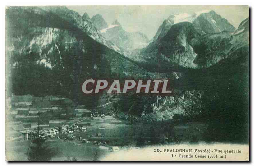 CPA Pralognan Savoie Vue generale la Grande Casse 