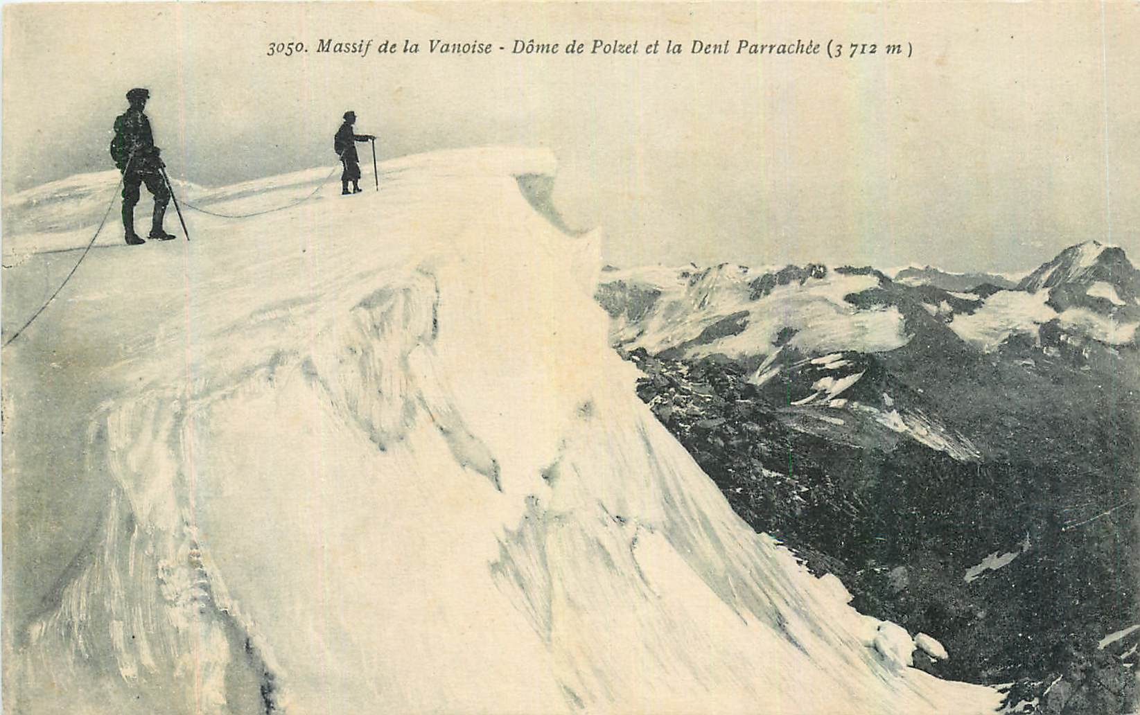 CPA Massif de la Vanoise Dome de Polzet et la Dent Parrachee 