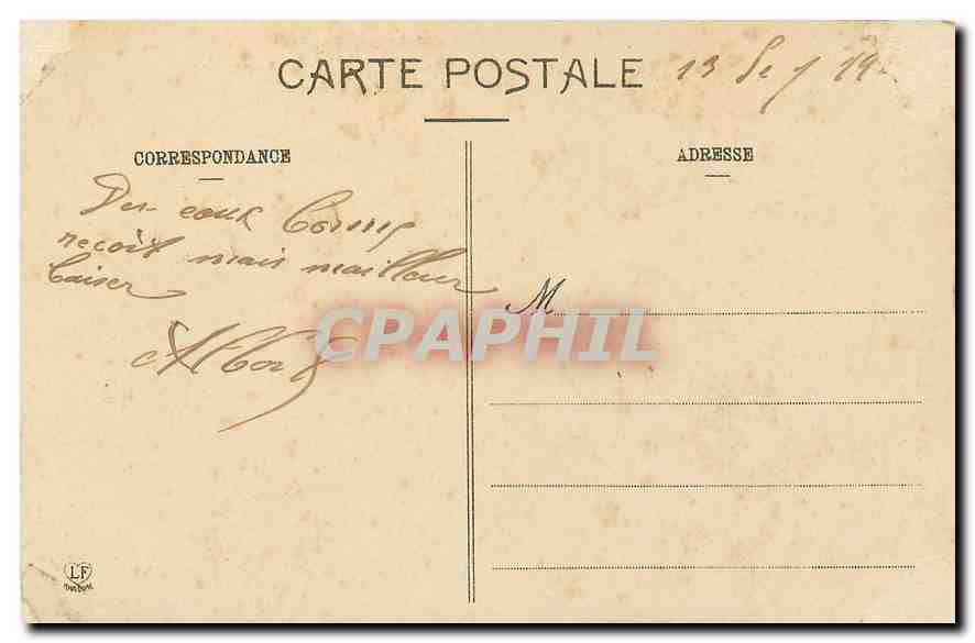 CPA Les Basses Pyrenees Eaux bonnes Vue generale vers Larune Saint Mont  — Rückseite