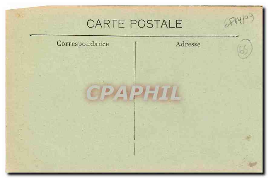 CPA St Savin H Pyr l'Eglise Benitier des Cagots  — Back