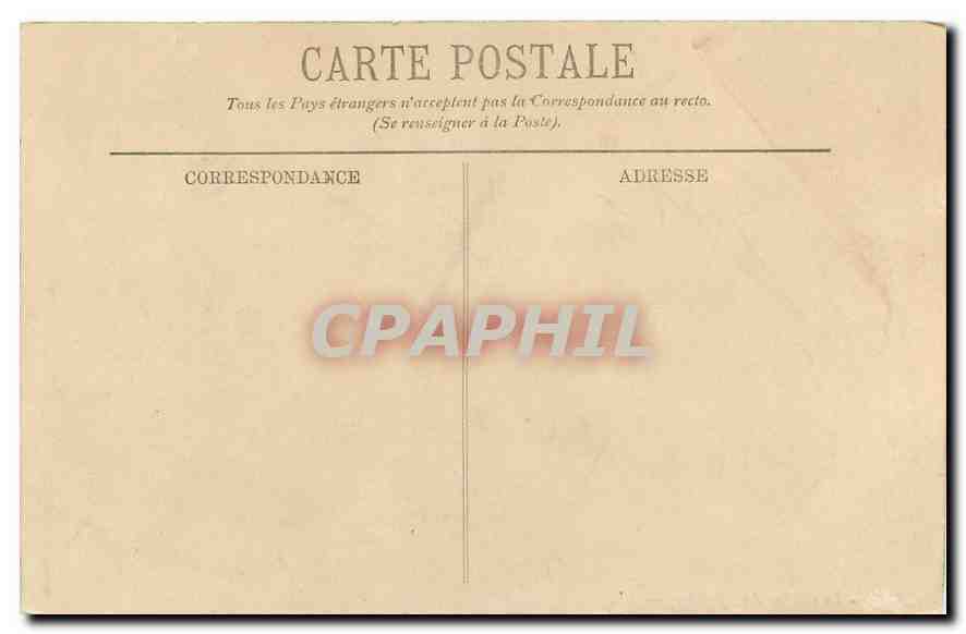 CPA Pau La Chaine des Pyrenees  — Rückseite