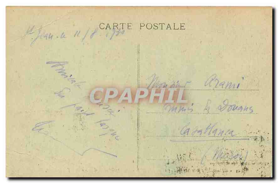 CPA Ciboure pres St Jean de Luz B P Les Quais et le Clocher de l'Eglise  — Rückseite
