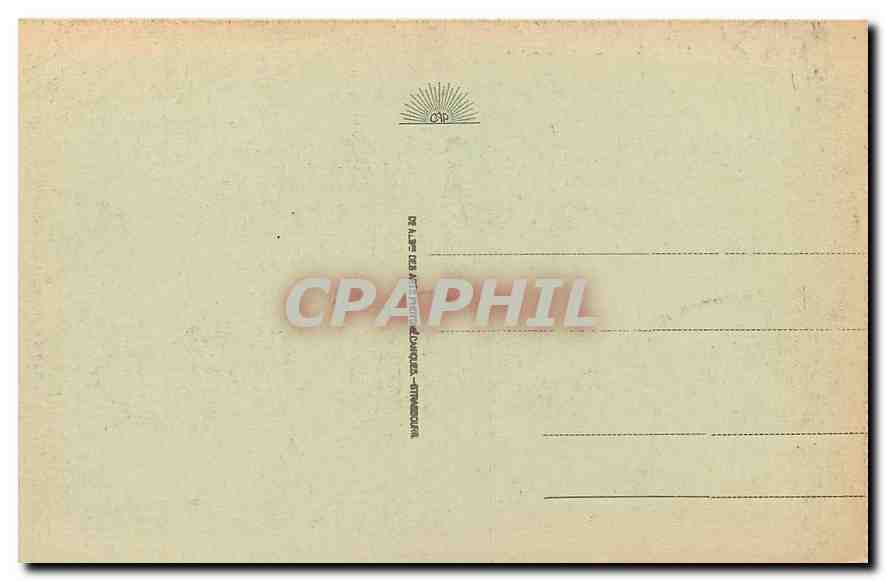 CPA Biarritz Port des Pecheurs et Eglise Sainte Eugenie  — Rückseite