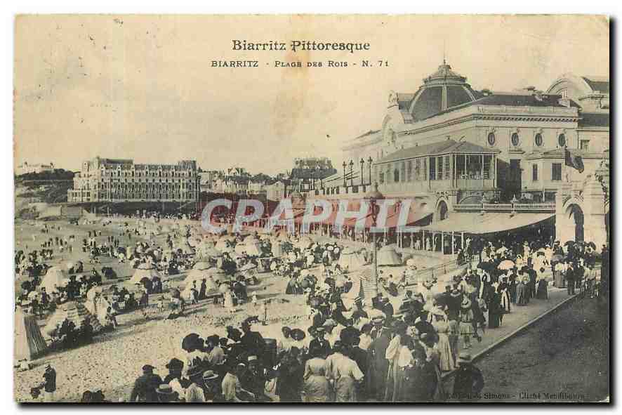 CPA Biarritz Les Bains du Port Vieux et Villas 
