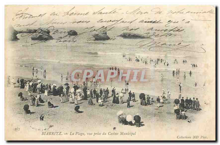 CPA Biarritz Pittoresque Biarritz Plage des Rois 