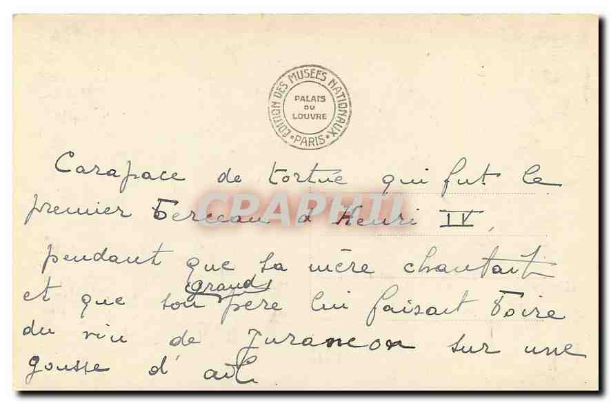 CPA Les Pyrenees Vallee d'Aure l'Arbizon vu du Calvaire d'Arreau  — Rückseite