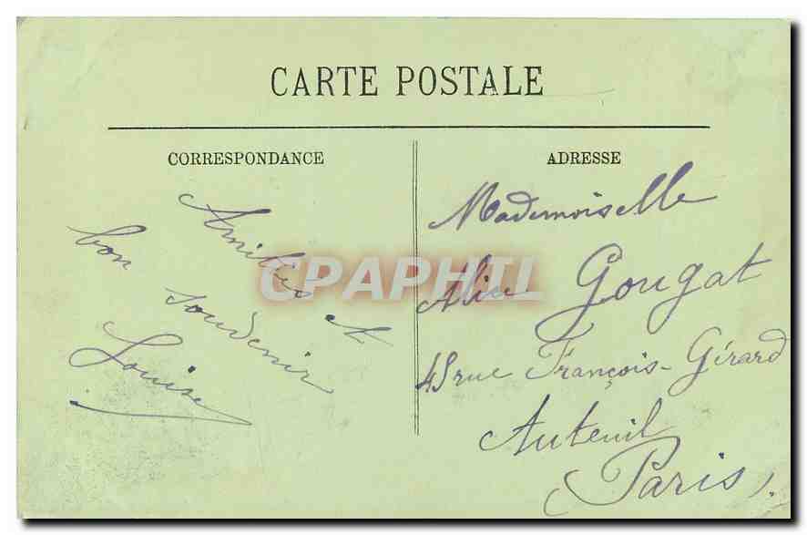 CPA Hendaye B Pyr l'Embarcadere pur Fontarabie Espagne  — Rückseite