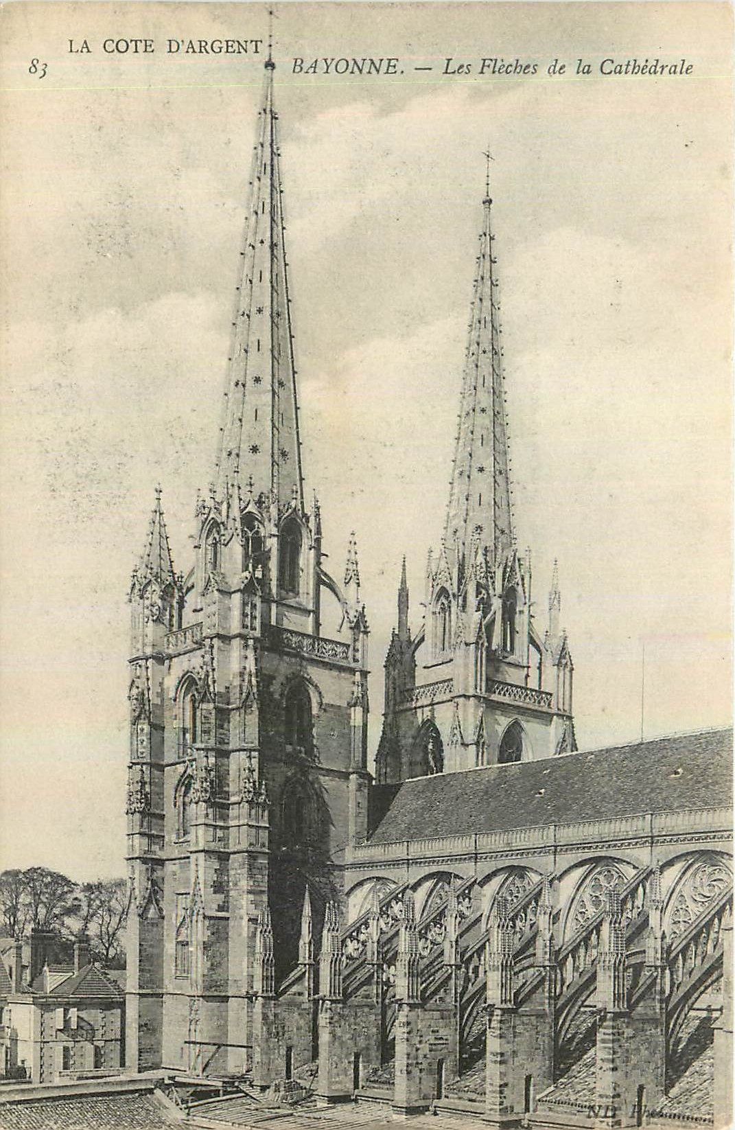 Bayonne — Les Flèches de la Cathédrale — La Cote d'Argent, n°83