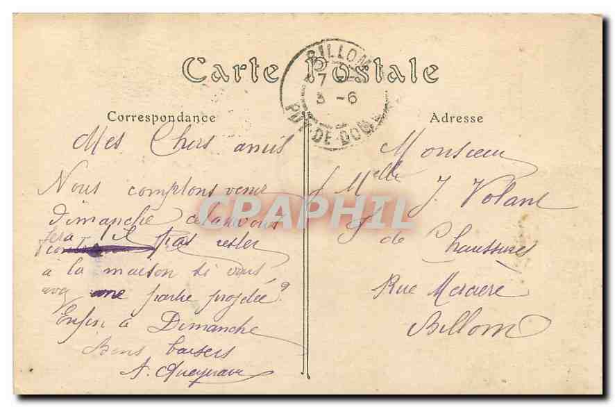 CPA Pau Le Palais d'Hiver  — Rückseite
