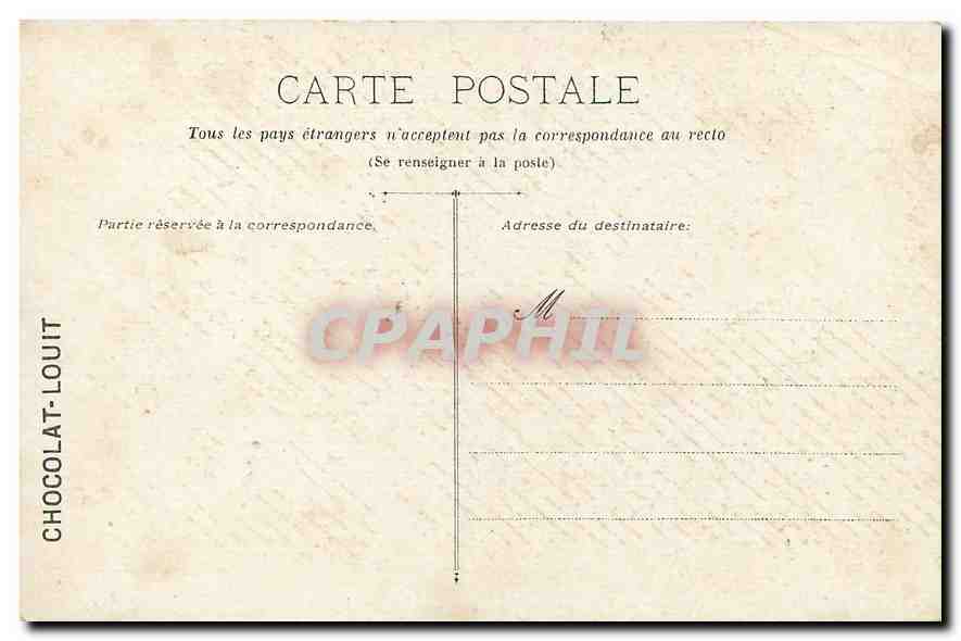 CPA Biarritz Port des Pecheurs  — Rückseite