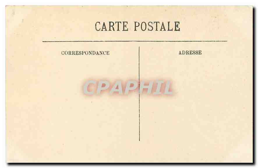 CPA Biarritz La Cote des Basques par gros temps  — Rückseite