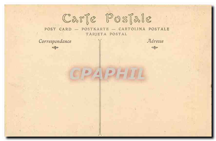 CPA Pau Interieur du Cateau la salle a Manger  — Rückseite