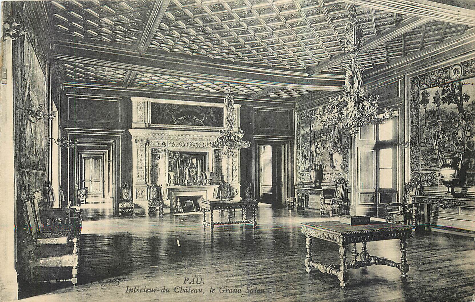 Pau. Intérieur du Château, le Grand Salon — éditeur non visible