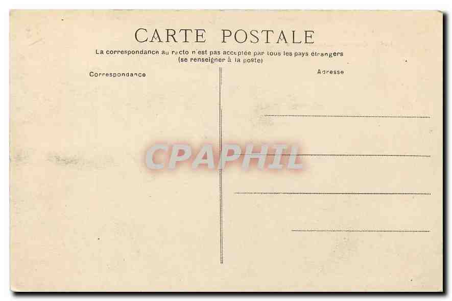 CPA Les Pyrenees Une Caravane au repos Ane Mule — Rückseite