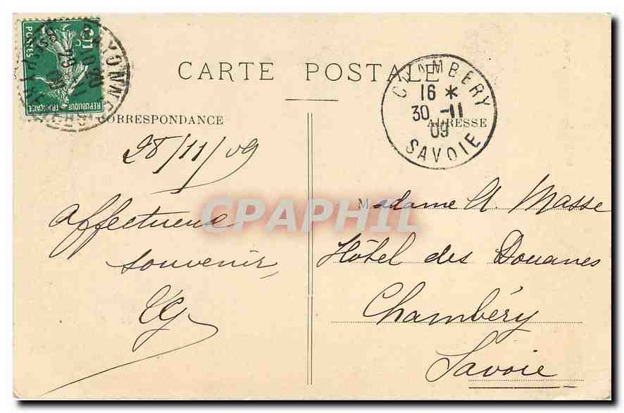 CPA Bayonne Cathedrale Portail principal  — Rückseite