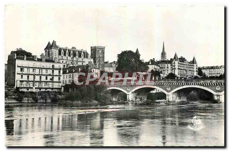 Pau — Vue panoramique du Pont de Jurançon — Éditions Chantier - Pau, n°105