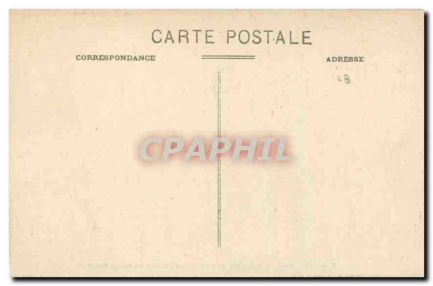 CPA Pau Interieur du Chateau Chambre ou est ne Henri IV  — Rückseite