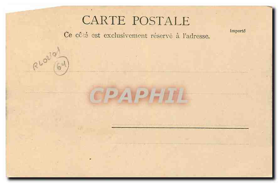 CPA Pau le Lac du Parc Beaumont  — Rückseite