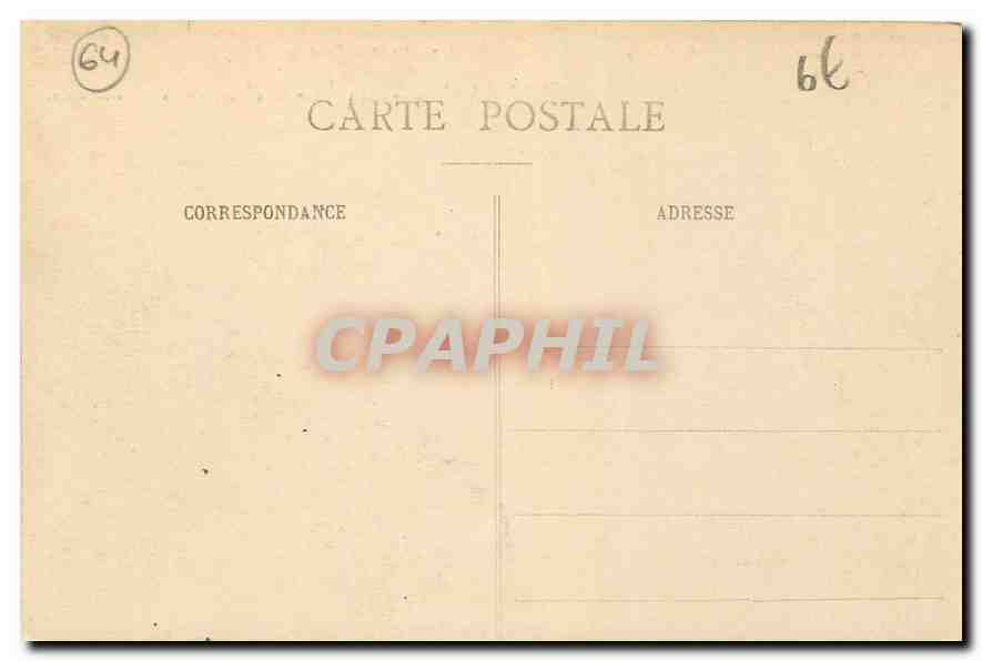 CPA Pau Le Fond d'Ossau vu de la Place Royale  — Rückseite