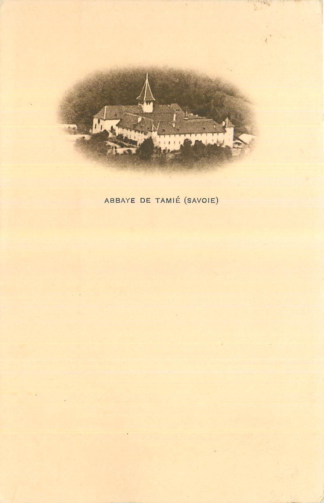 CPA Abbaye de Tamie Savoie 