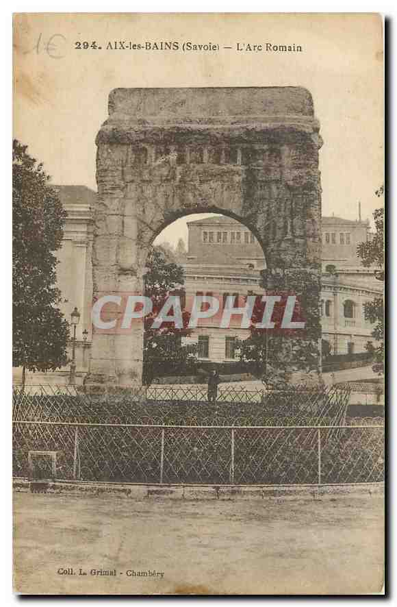 CPA Aix les Bains Savoie l'Arc Romain 
