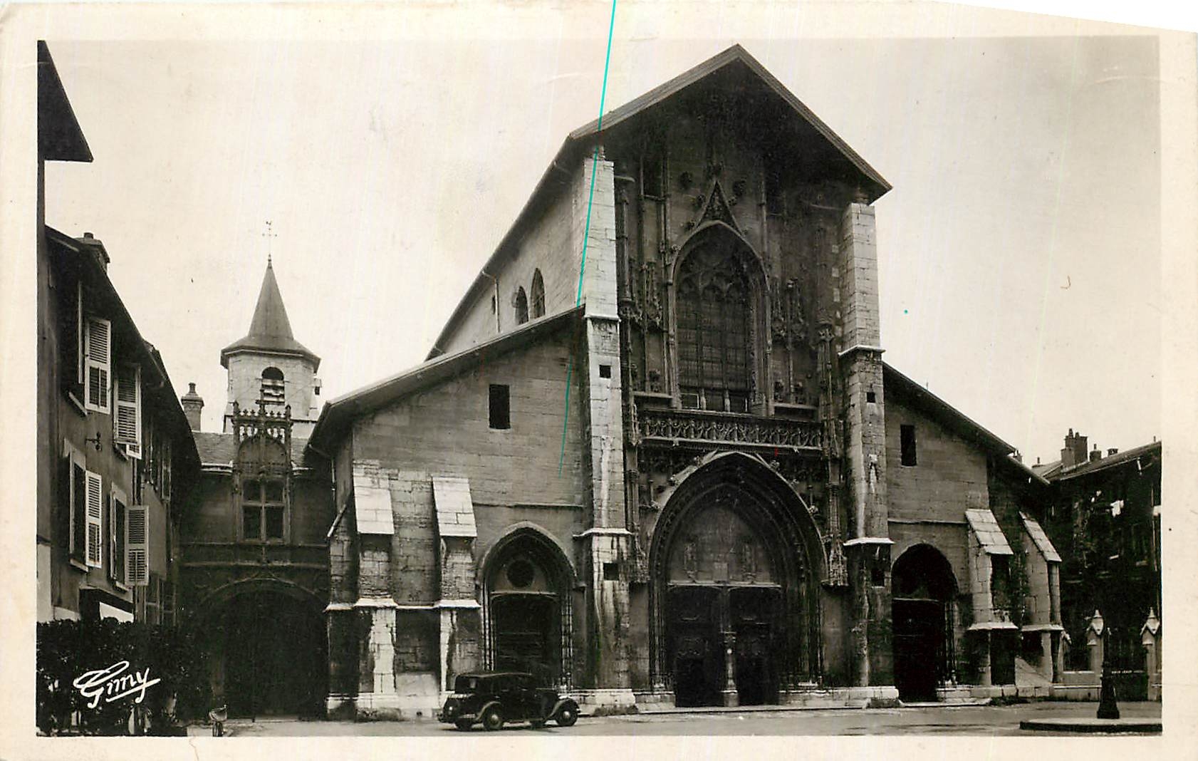 CPA La Savoie pittoresque Chambery la Cathedrale XVs 