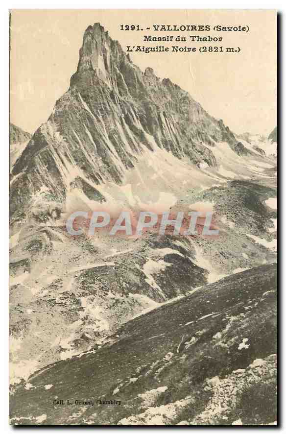 CPA Valloires Savoie Massif du Thabor l'Aiguille Noire 