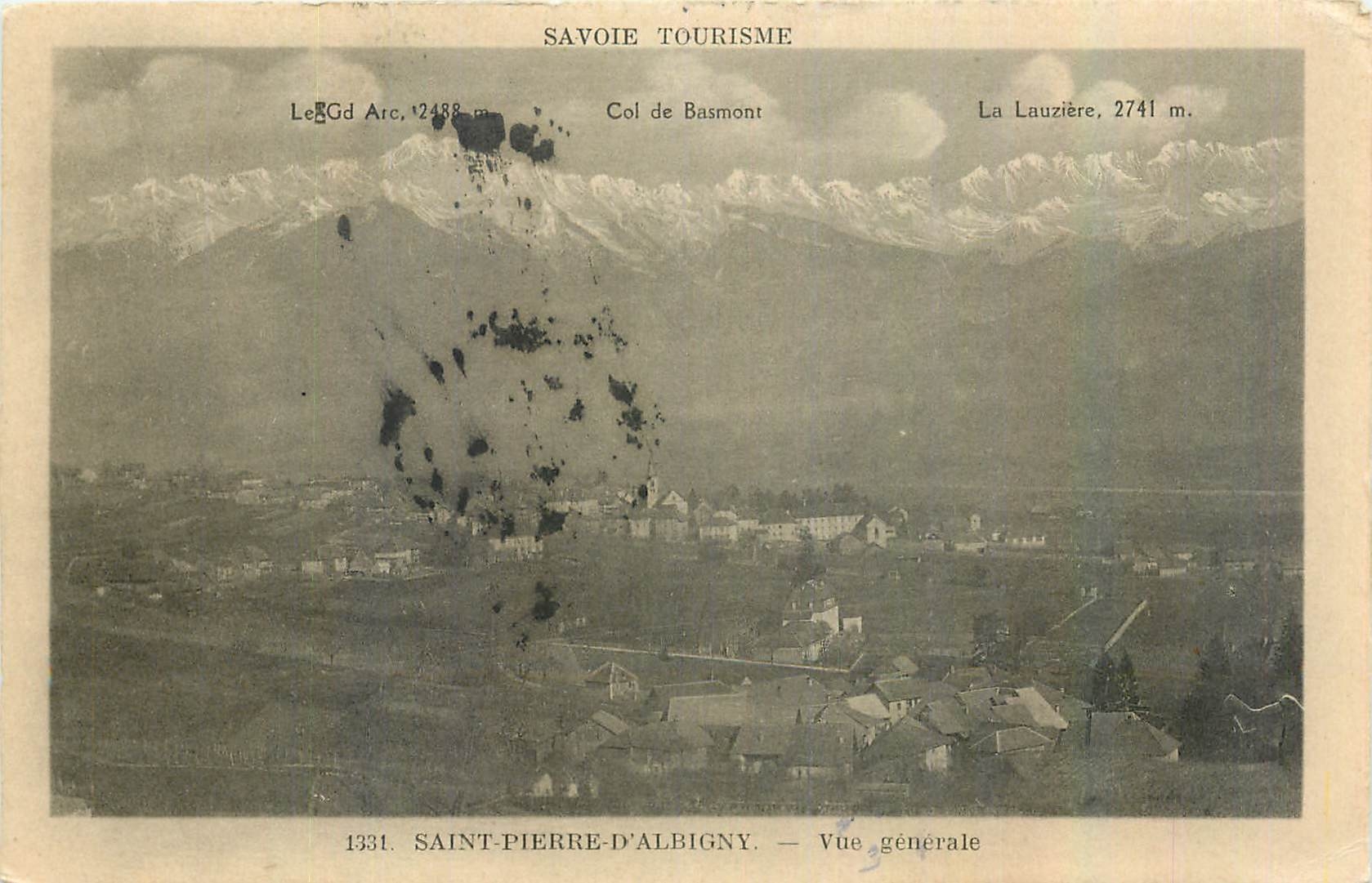 CPA Savoie tourisme Saint Pierre d'Albigny vue generale 