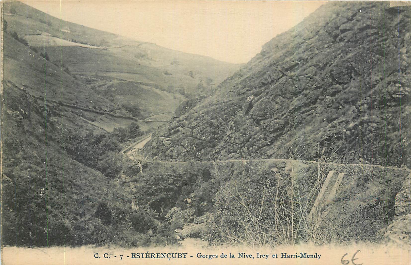 CPA Esterencuby Gorges de la Nive Irey et Henri Mendy 