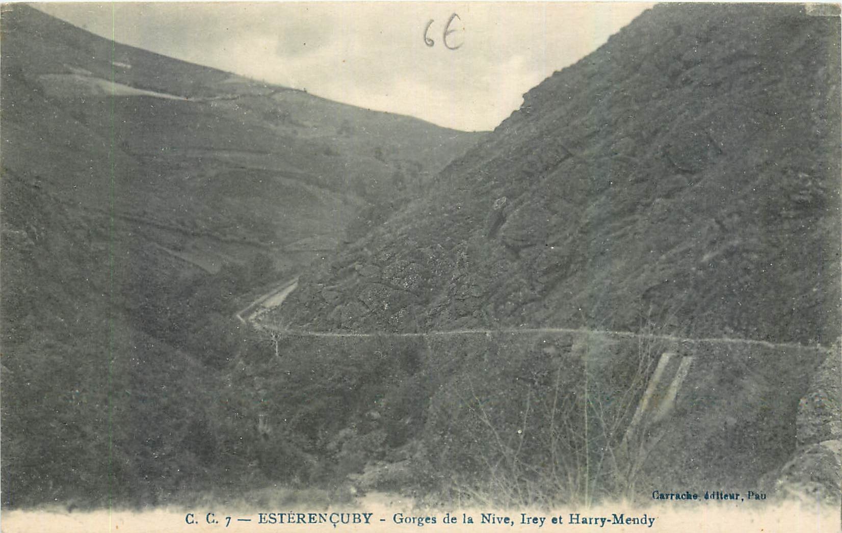 CPA Esterencuby Gorges de la Nive Irey et Herry Mendy 