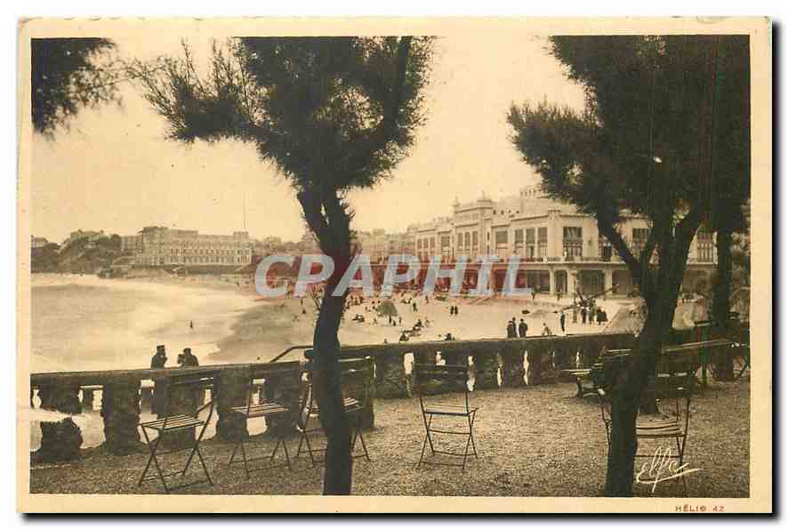 CPA Biarritz Grande Plage et Casino 