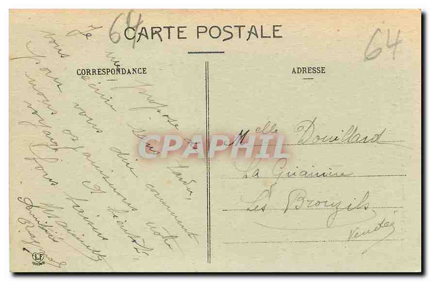 CPA Les Basses Pyrenees Pau La Maison de Bernadotte  — Rückseite