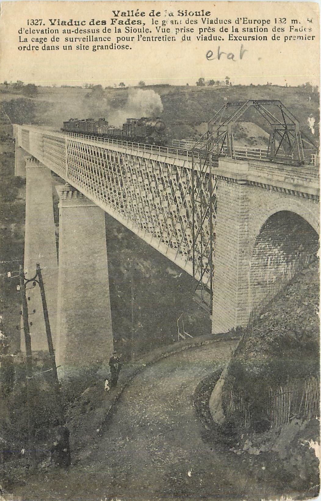 CPA Vallee de la Sioule Viadux des Fades 