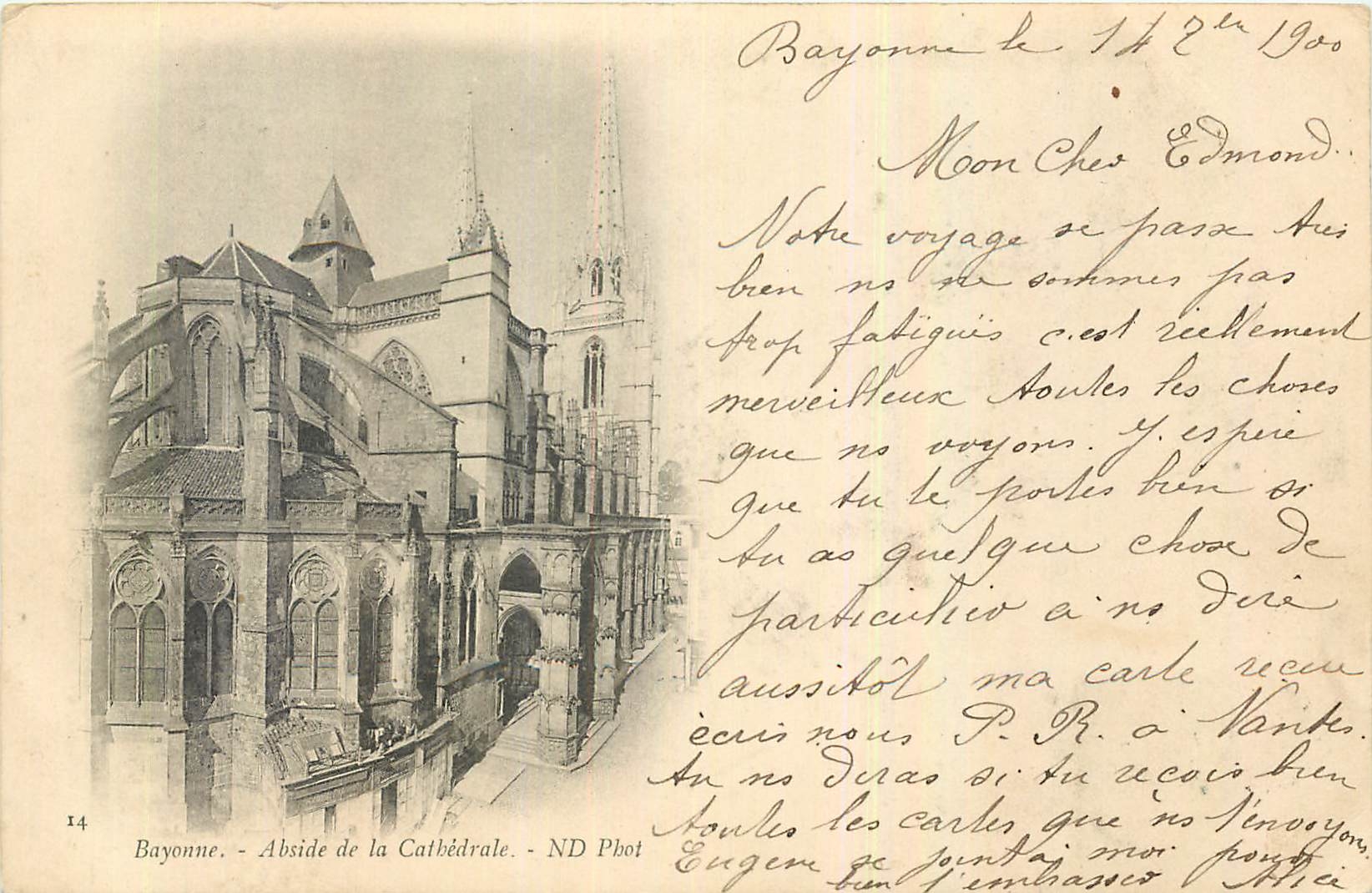 CPA Bayonne Abside de la Cathedrale 