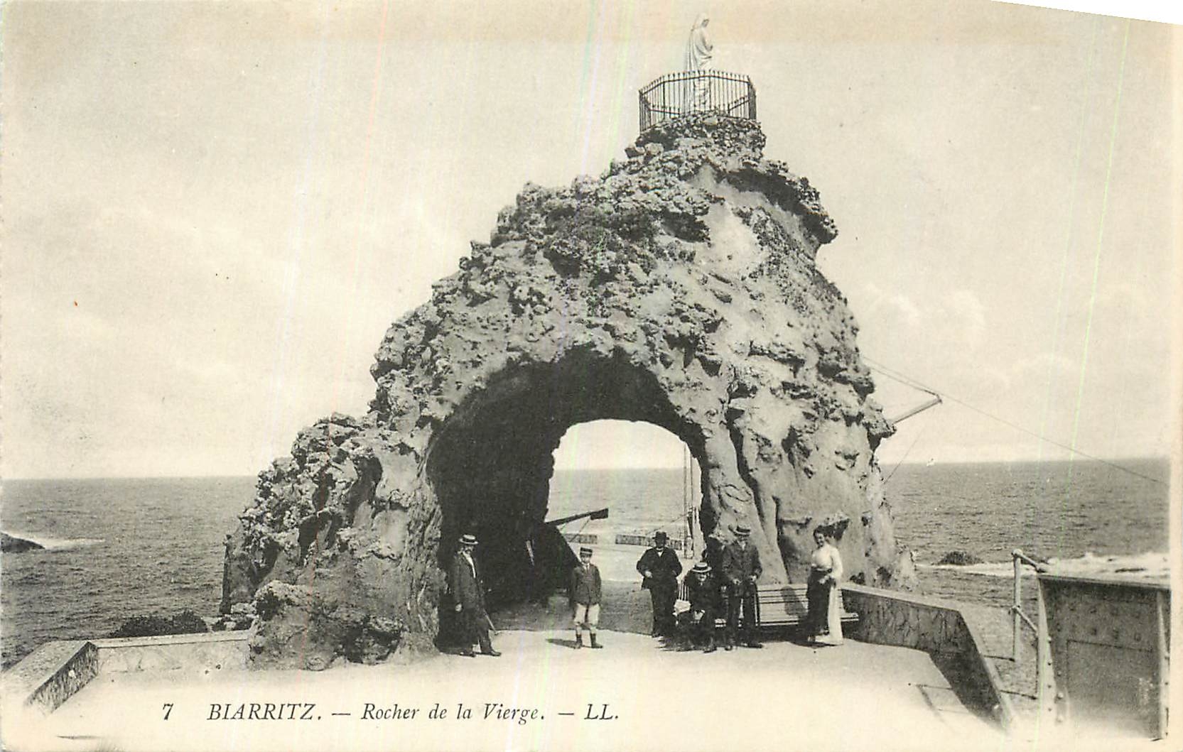 CPA Biarritz Rocher de la Vierge 