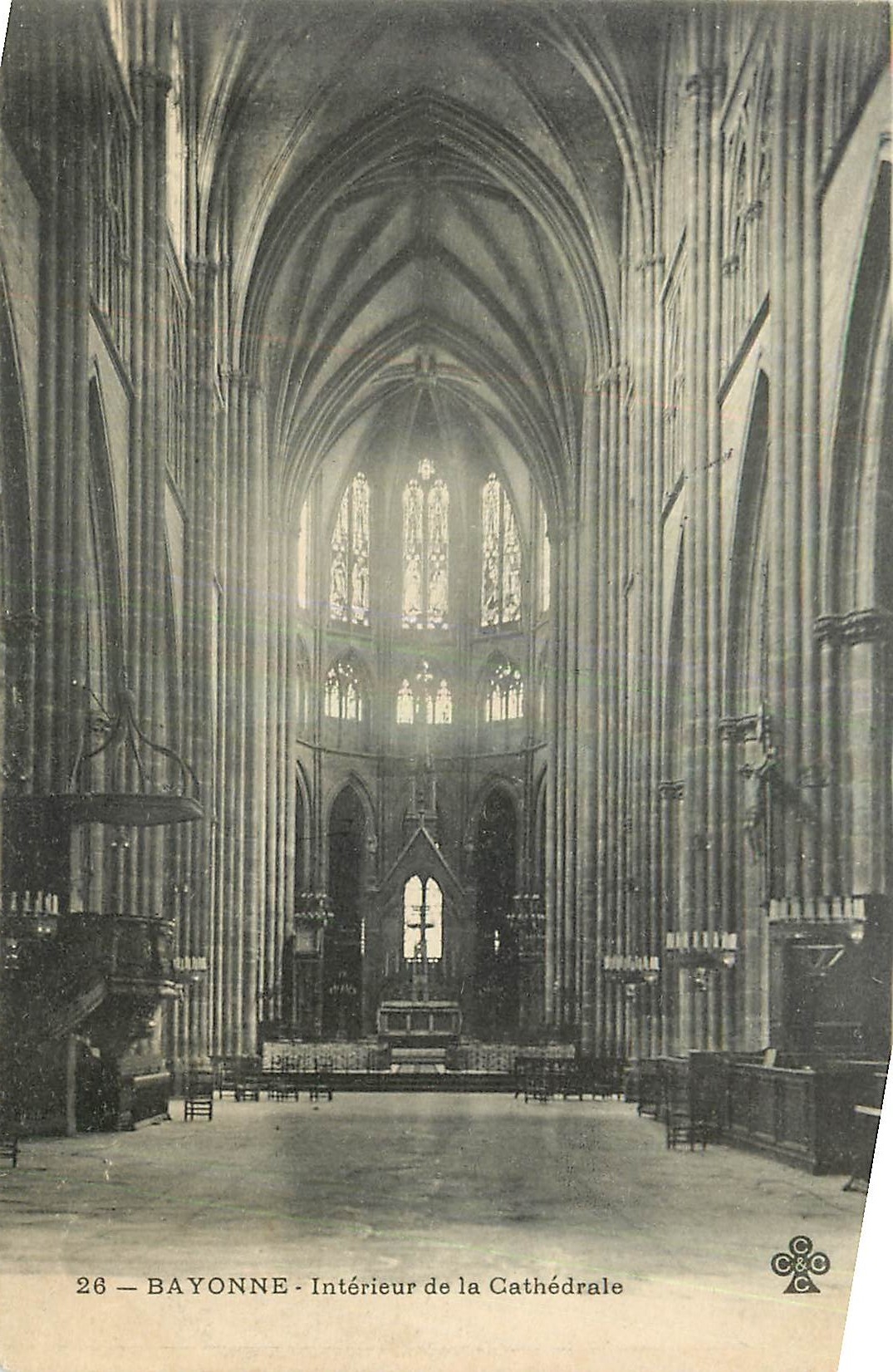 Bayonne - Intérieur de la Cathédrale — éditeur inconnu, n° 26