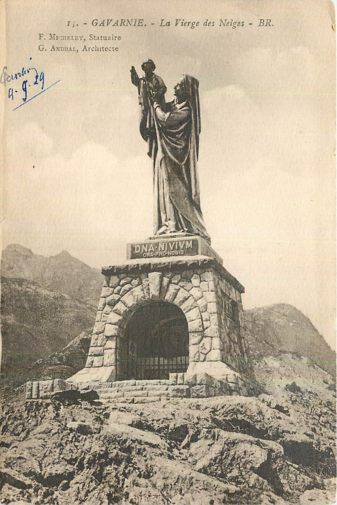 CPA Gavarnie la Vierge des Neige 