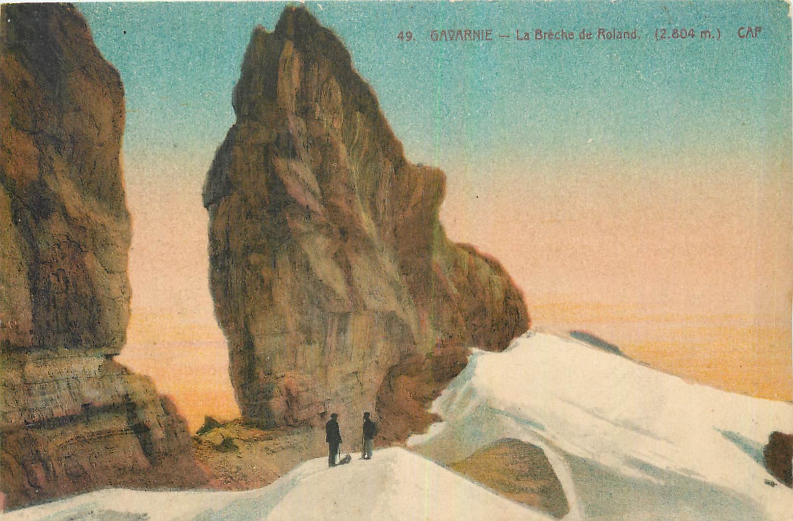 CPA Gavarnie la Breche de Roland 
