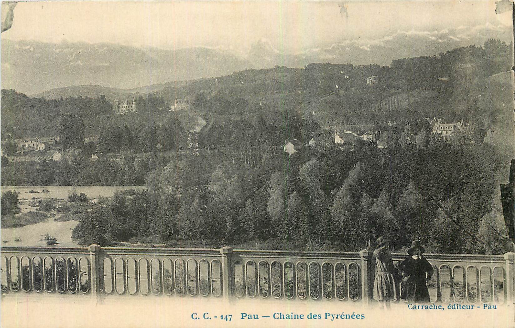 CPA Pau Chaine des Pyrenees 