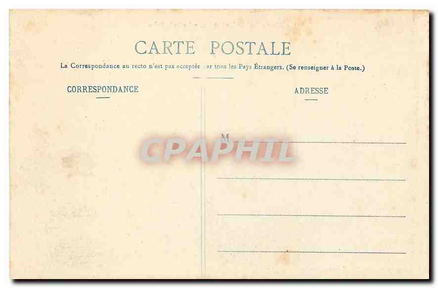CPA Biarritz Artistique la Villa Belza  — Verso