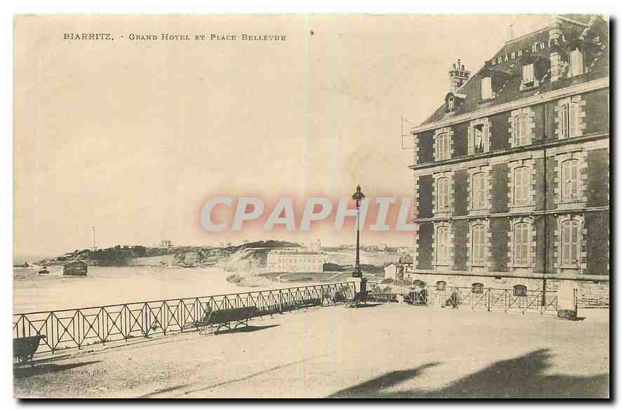 CPA Biarritz Grand Hotel et Plage Bellevue 