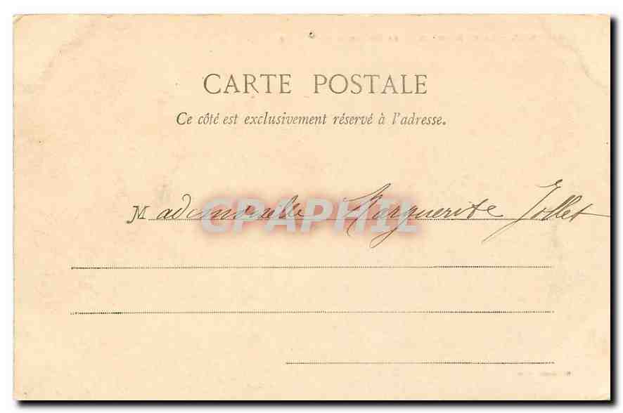 CPA Biarritz Grand Hotel et Plage Bellevue  — Verso